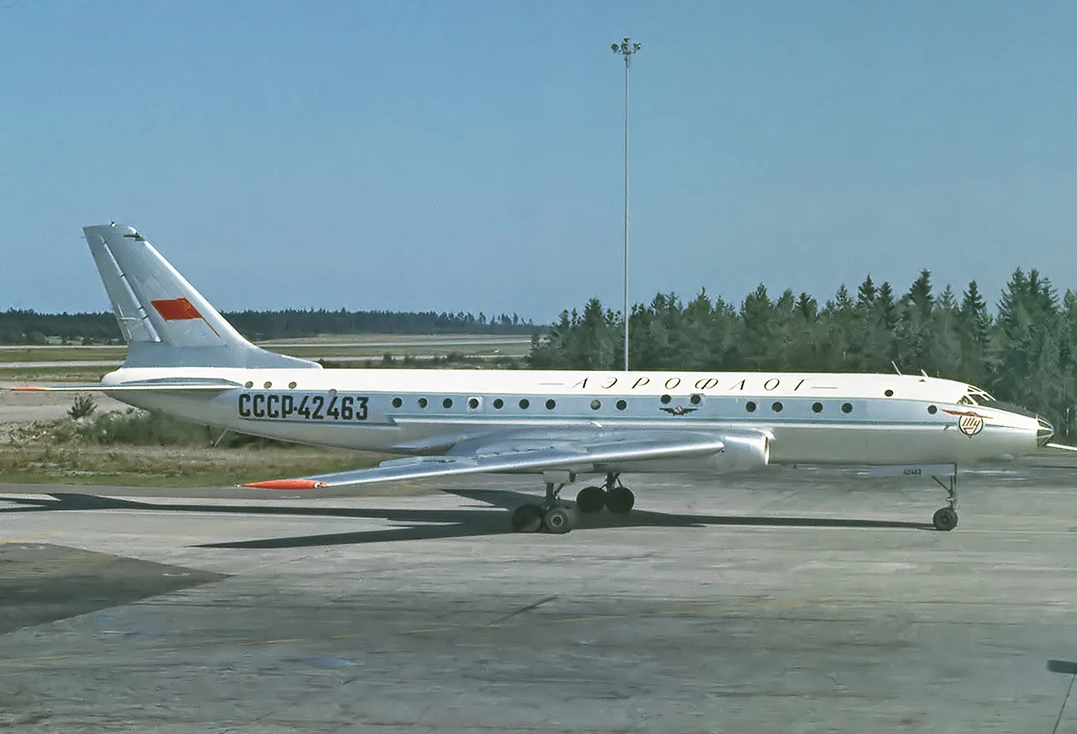 Aeroflot Tu-104A · Arlanda Airport, 1966
