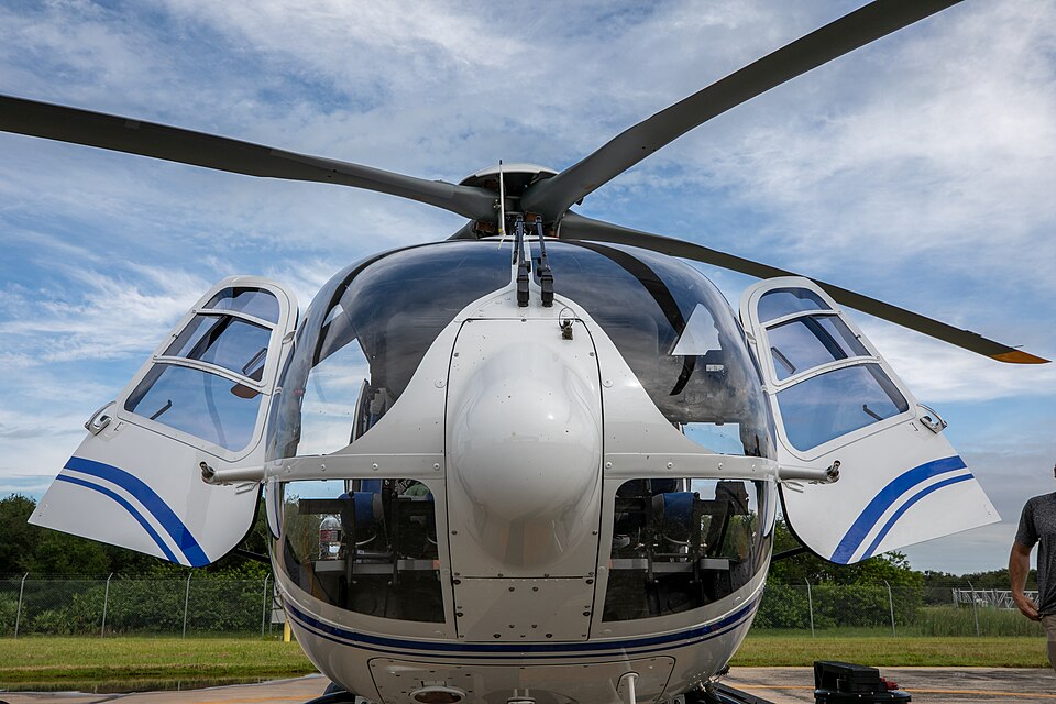 Airbus H135 на площадке NASA