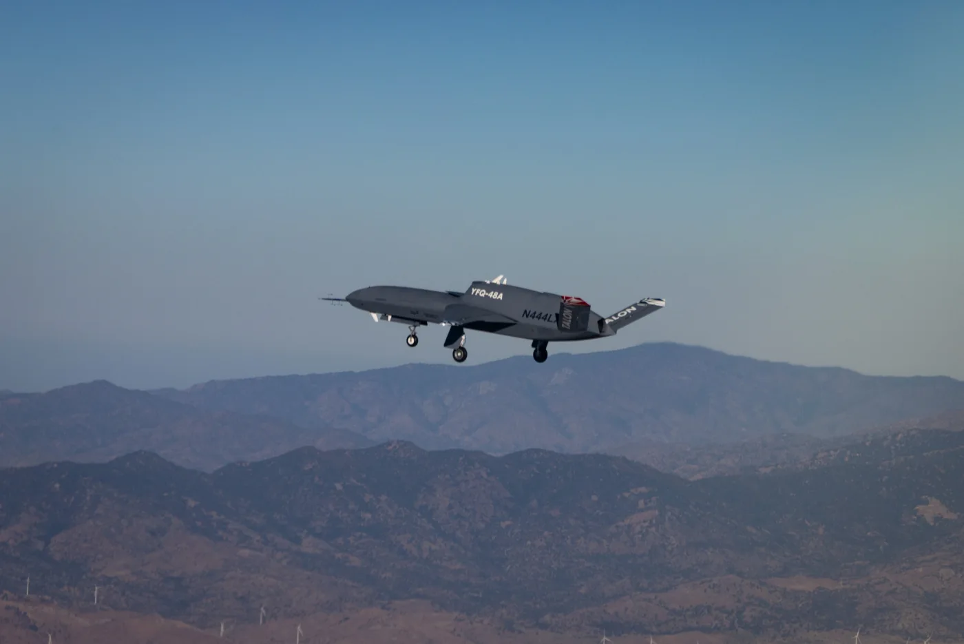 Беспилотный YFQ-48A Talon Blue совершил первый полёт