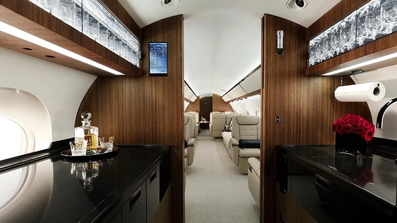 Пассажирский салон Gulfstream G650