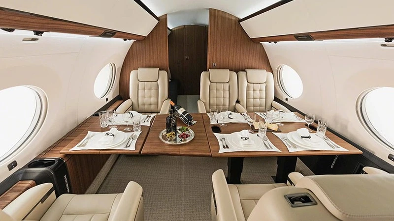 Пассажирский салон Gulfstream G650