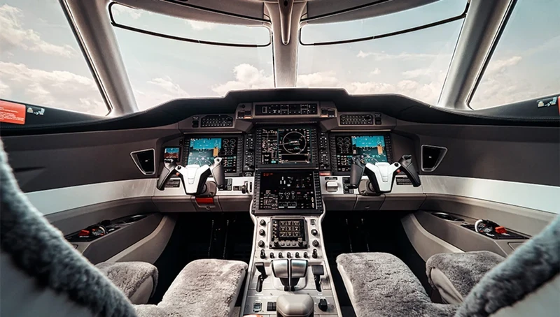 Кабина пилотов Pilatus PC-24